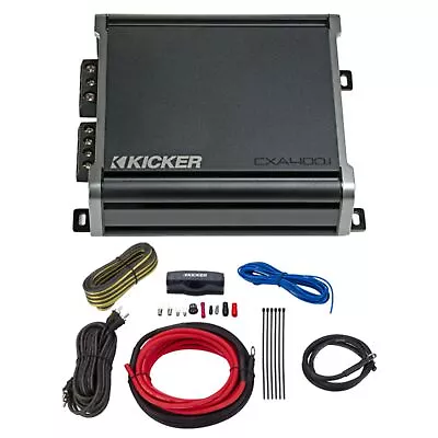 Kicker CX Series Monoblock Bass Amplifier Class D 800W Peak 1 Ohm + Install Kit • $209.99