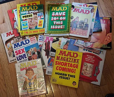 Lot Of 25+ MAD Magazines - No Doubles 1970s-80s Super Specials • $24.99