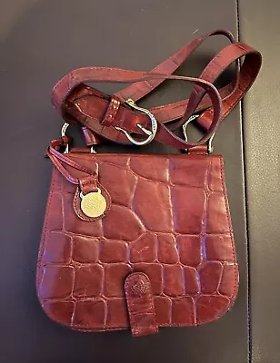 Red Vintage Mulberry Saddle Bag • £85