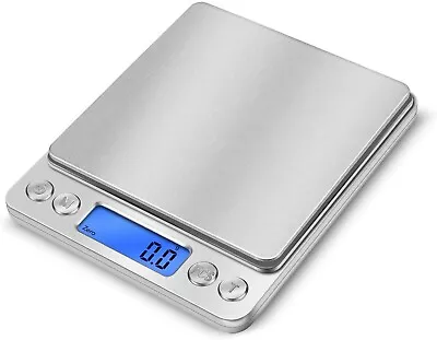 Digital Weight Scale Kitchen Jewelry Gold Grain Food MiniSize Gram 2000g X 0.1g • $8.70