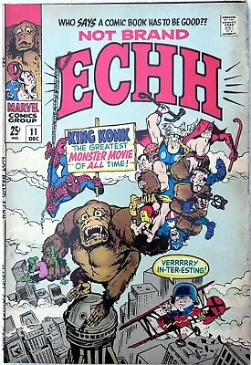 Not Brand Echh #11 - King Konk Et Al - Silver Age Marvel Parody 1968 - Low Grade • $5.60