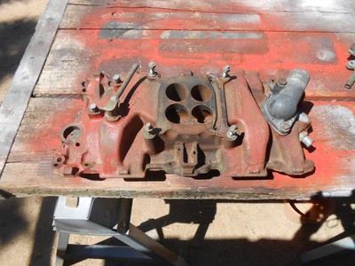 $110 • Buy Vintage 1965 327/283 Chevy Intake Manifold 3872783