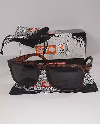 SPY Matte Leopard Polarized Sunglasses Ken Block Helm Spy+ Mens Womens • $21.99