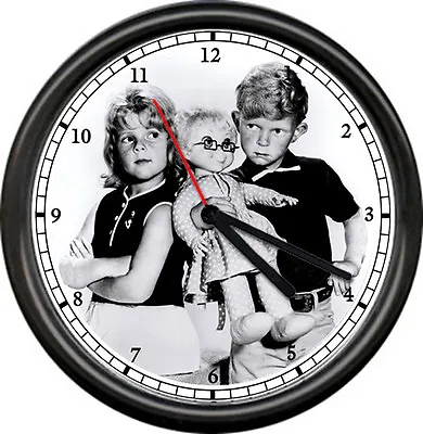 Buffy Jody Mrs Beasley Doll Family Affair TV Show Retro Vintage Sign Wall Clock • $26.95