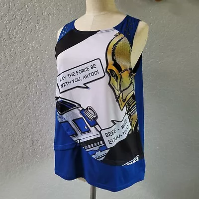 Disney Parks Star Wars R2D2 C3PO May The Force Be With You Tank Women’s Small • $9.95