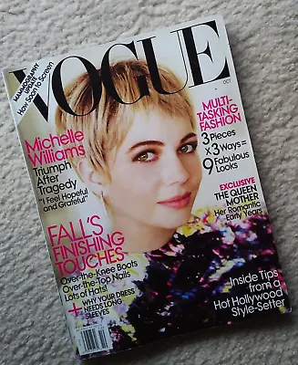 Vogue Magazine Featuring Michelle Williams Read Once Then Stored October 2009 • $14.22