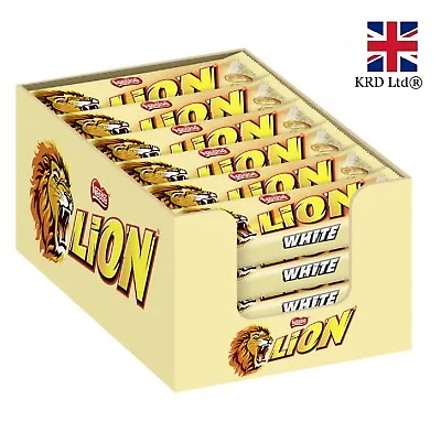 £18.98 • Buy Nestle LION WHITE CHOCOLATE Genuine Wrapped Packs Box 42g X 20 Bars Gift NEW UK