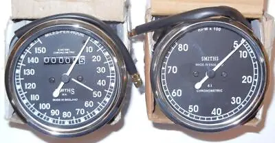 Quality Copy Smiths 150MPH Speedometer Tachometer 1960's Matchless BSA Triumph • $99