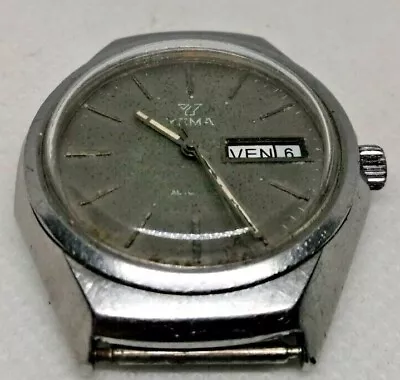 Vintage Men's Automatic Watch YEMA FE Cal. 4611A France 80's. • £69