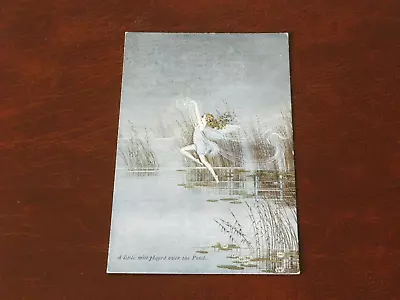 Original  Ida Outhwaite Fantasy Children Postcard - Over The Pond. • £11.50