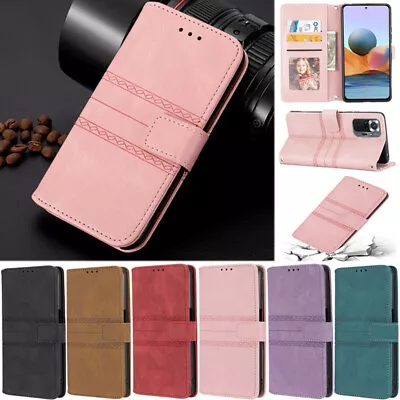 Matte Wallet Leather Flip Cover Case For Xiaomi Redmi 10C 10A 12C A1+ Note 12S • $18.69