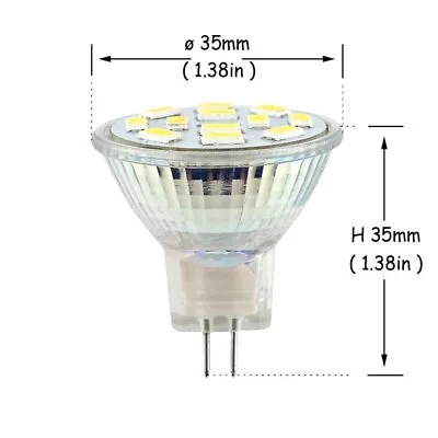 High Bright 5W MR11 GU4 LED Spot Light Bulb Lamp 12V 15LEDs Replacement Lamps • $4.99