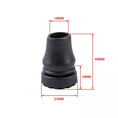 19mm Walking Stick Feet Rubber Head Crutch Accessories Antislip Tips Crutch F-P_ • £4.87