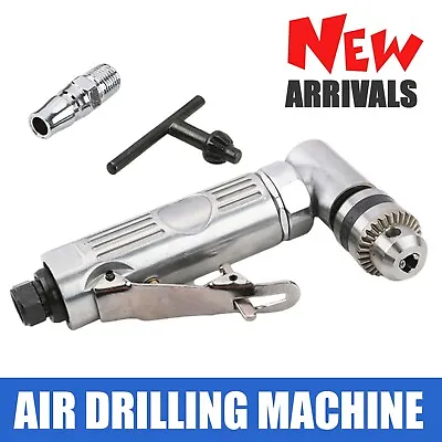 1/4  90° Elbow Pneumatic Drill Air Drilling Machine Right Angle Air Punch Drill • $42.67