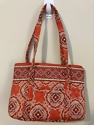 VERA BRADLEY Orange Paprika Shoulder Purse Bag Double Strap Med Size • $13.49