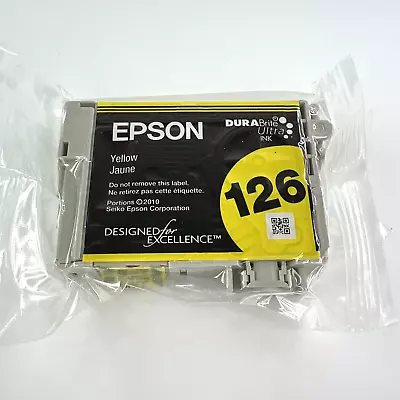 Genuine Epson Model 126 Yellow Standard Capacity Ink Cartridge SEALED • $5.99