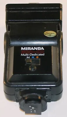 Miranda 500 CD Multi-Dedicated Flash Unit For Canon Minolta & Nikon (P) • £12.99