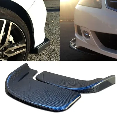 Universal Front Bumper Lip Left Right Splitter Canard Diffuser Chin Deflector CF • $32