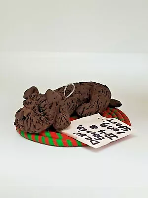 SCHNAUZER Christmas Ornament  Dear Santa It's A Long Story...  CHOCOLATE BROWN • $14