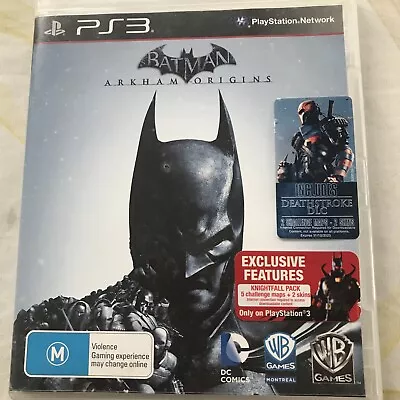 Batman Arkham Origins PS3 Video Game 2013 PAL Batman Merchandise Collectable • $7.50