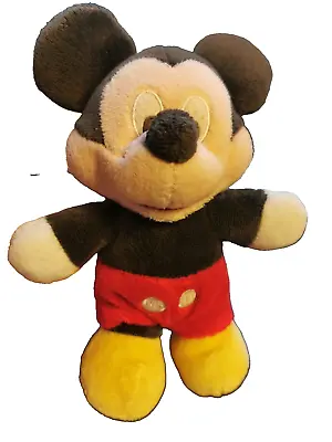 Walt Disney  Mickey Mouse Cuddly Toy Teddy Soft  Toy Posh Paws 8 Inch Tall • £4