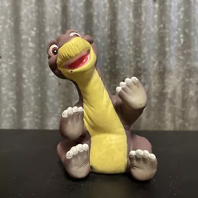 The Land Before Time Lightfoot Dinosaur Hand Puppet Vintage 1988 Pizza Hut Toy • $11.82