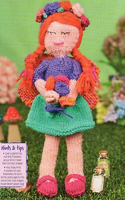 (5271) DK Toy Knitting Pattern Sweet Flower Fairy!! • £1.20