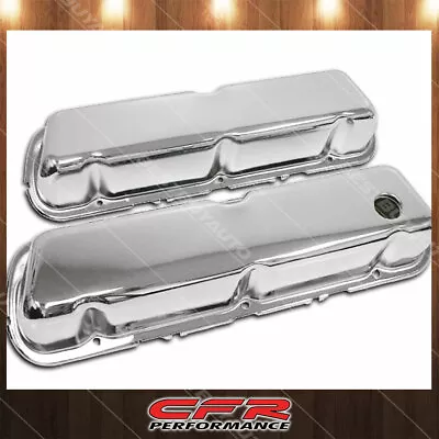 Cobra-Tek Fits Valve Covers  86-95 D 302 5.0L Fox Body Mustang Chrome Steel • $57.66