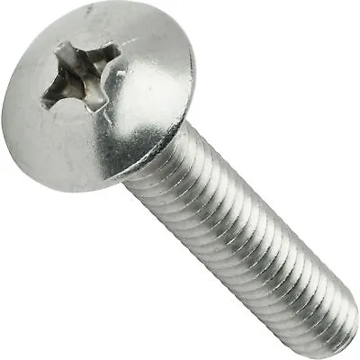 5/16-18 Phillips Truss Head Machine Screws Stainless Steel Wide All Lengths • $16.12