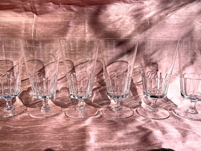 $60 • Buy Val St. Lambert Faraday Iced Tea Goblets - Set Of 6