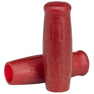 Lowbrow Customs Classic Grips Metalflake Red 1  Bobber Harley Shovelhead Triumph • $12.99