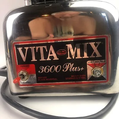 Vintage Stainless Vita Mix 3600 Plus Blender Model 479043C Motor Good READ • $37.50
