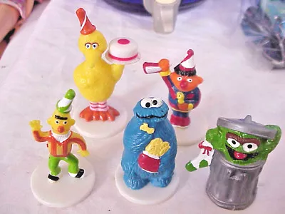 Vtg. Wilton Sesame Street Cake Toppers Big Bird Elmo Bert Ernie Cookie Monster • $9.99