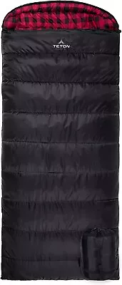 TETON Sports Celsius XXL 0 Degree Sleeping Bag With Hood Compression Sack • $109.89