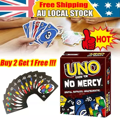UNO Show ‘em No Mercy Card Game For Kids Adults & Family Night Parties~ • $3.85