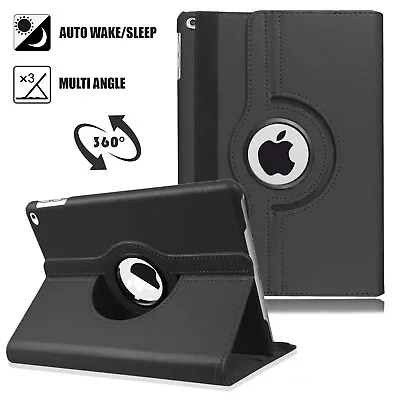 IPad Pro 12.9 Case Covers 2017/2015 1st2nd Gen Leather Rotating Smart Magnetic • £9.45