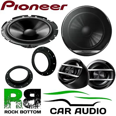 £59.99 • Buy Pioneer Volkswagen Golf MK5 MK6 2003 On 600W Component Front Door Car Speakers