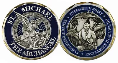 Saint Michael / Military Airman - USAF Challenge Coin 3130 • $16.99