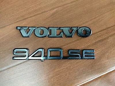 Volvo 940 SE Rear Plastic Emblems Badge Set Of 2 • $43.97