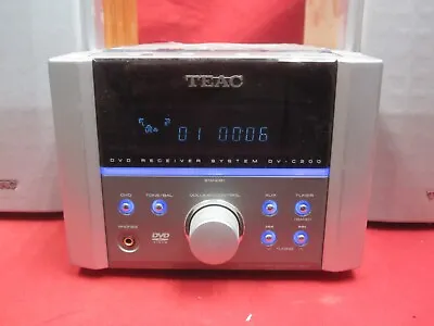 Teac DV-C200 TableTop DVD/CD Micro Stereo System W Speakers AS-IS Read • $69.99