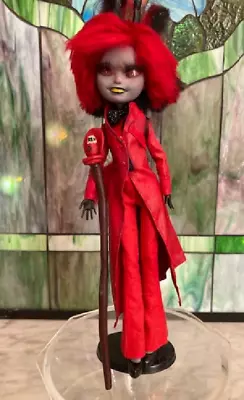 Alastor Hazbin Hotel OOAK Custom Doll Monster High Repaint Cartoon Fanmade • $100