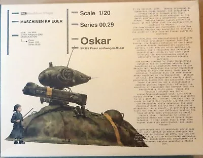 Modelkasten Oskar Pz Spah SK362 1/20 Scale Model Kit Maschinen Krieger Ma.K SF3D • £105