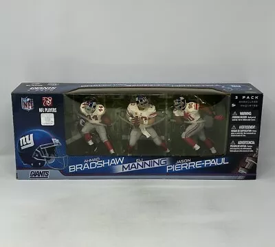 New York Giants NFL 3 Pack McFarlane Set! Bradshaw Manning & Pierre-Paul!!! • $100