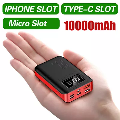10000mAh Portable Bank Power Fast Charger Battery Pack 2 USB For Mobile Phone UK • £5.50