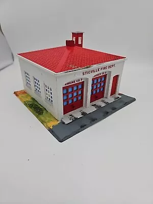 O O27 Model Railroad Train Building Hand Built - Fire Department Station • $23.97