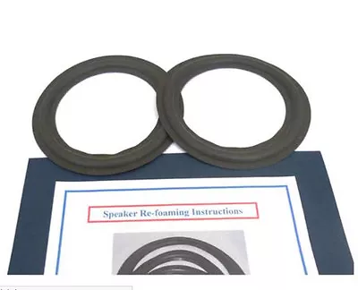 $9.25 • Buy New 6 1/2  Foam Edge Surround Repair Parts Kit Advent Laureate Speaker