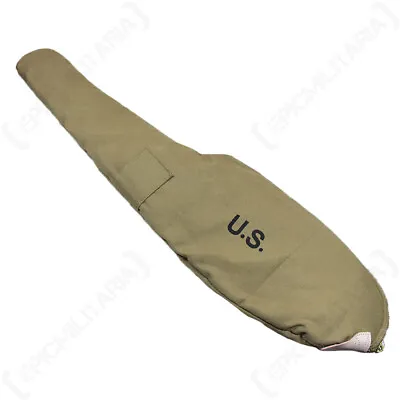 WW2 US Army M1 Carbine Gun Shoulder Cover Case Carrier With Fleece Lining- Khaki • $47.95