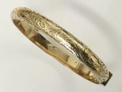 Vintage 1/5th 9ct Rolled Gold Bangle • £68