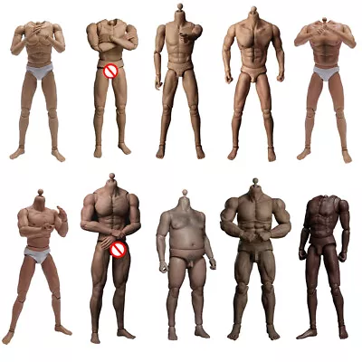 WORLDBOX Durable 1/6 Muscular Male Body Man Figure Doll 12  For Phicen Hot Toys • $85.95