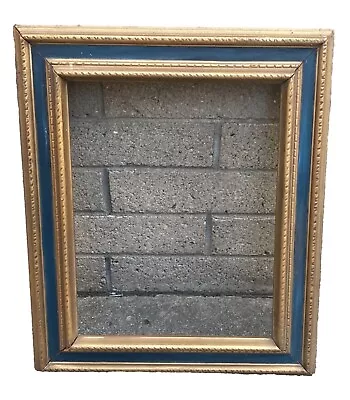 Vintage 1970's Wood Classic Black/Gold Gilt Picture /Poster Frame 10  X 8  AS IS • $19.99